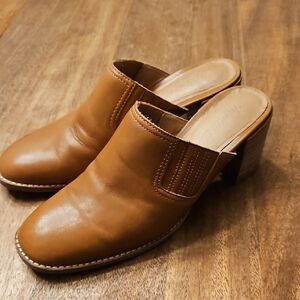 Madewell Womens The Carey Mule in Leather Size 8